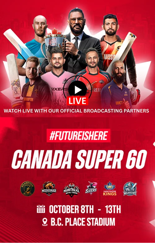 Where to watch Canada Super60 banner